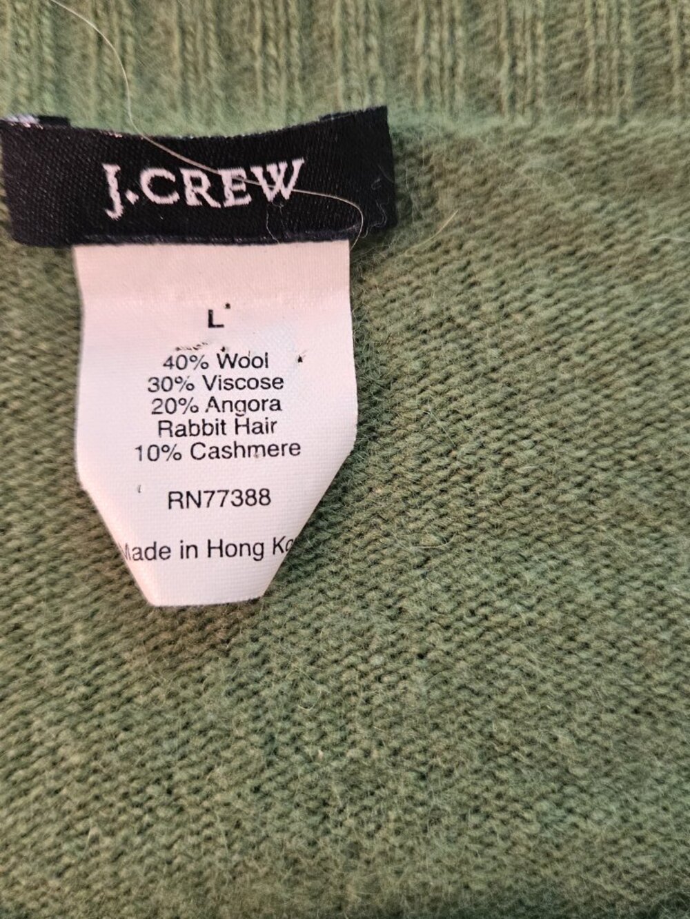 Green/Blue JCrew Sweater - Picture 2 of 4